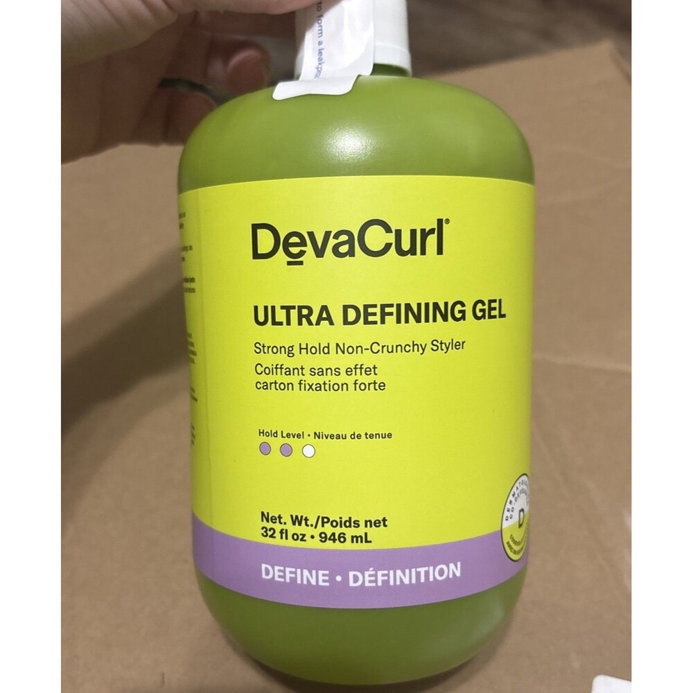 New DevaCurl Ultra Defining Gel 32 oz DEFINE Strong hold No Crunch
